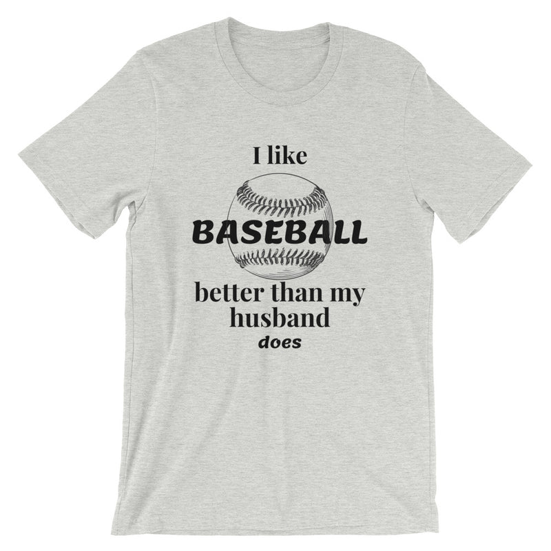 I Like Baseball Short-Sleeve Unisex T-Shirt